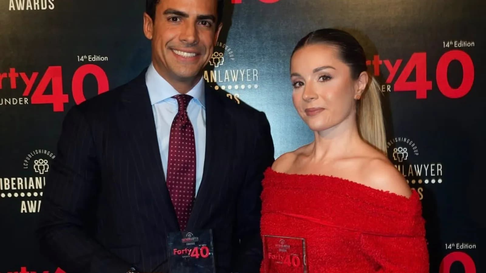 Beatriz Uriarte y Juan Gonzalo Ospina fueron distinguidos en los Iberian Lawyer Forty Under 40
