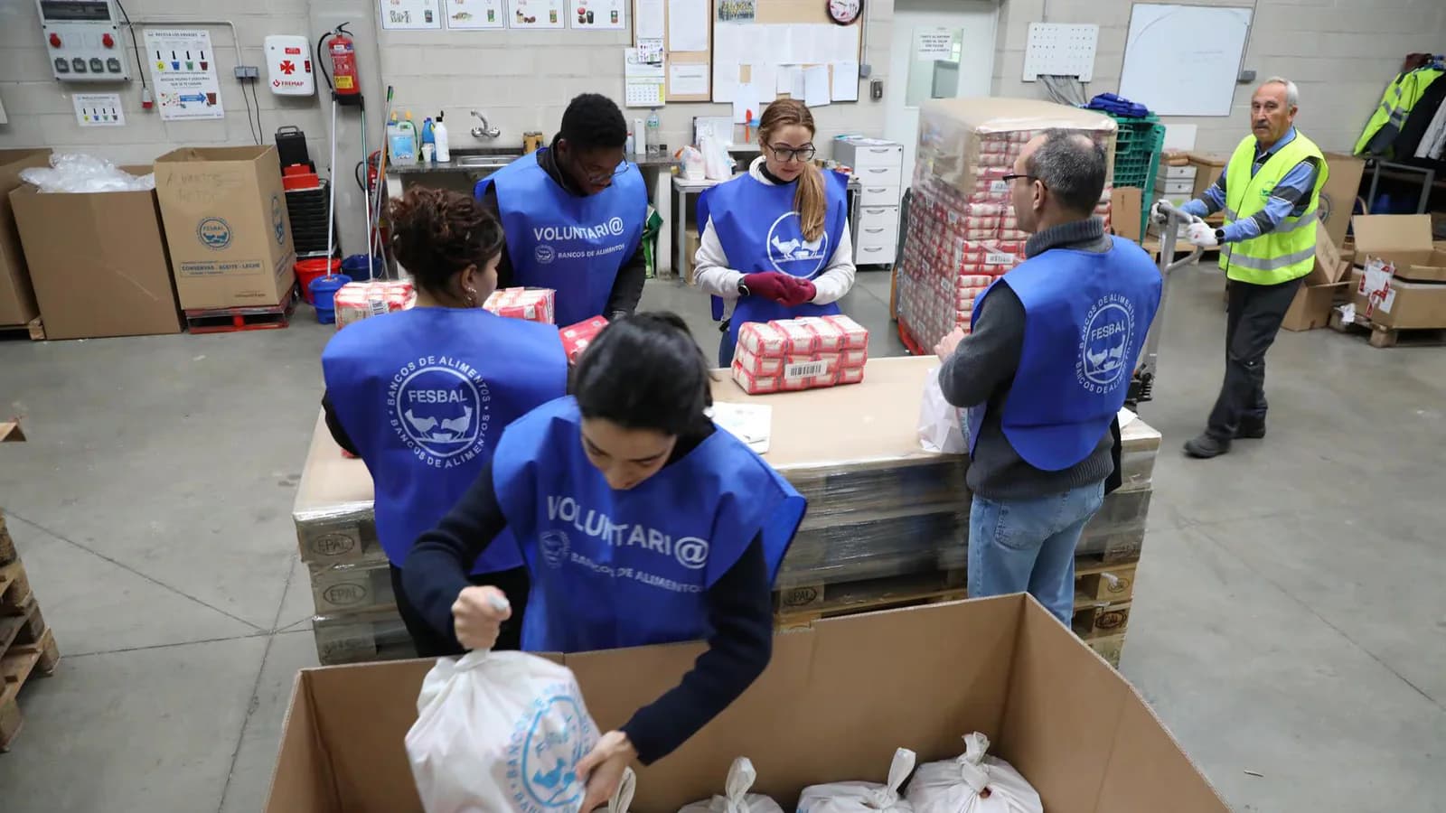 Los Bancos de Alimentos convocan a 80.000 voluntarios para la Gran Recogida 2026