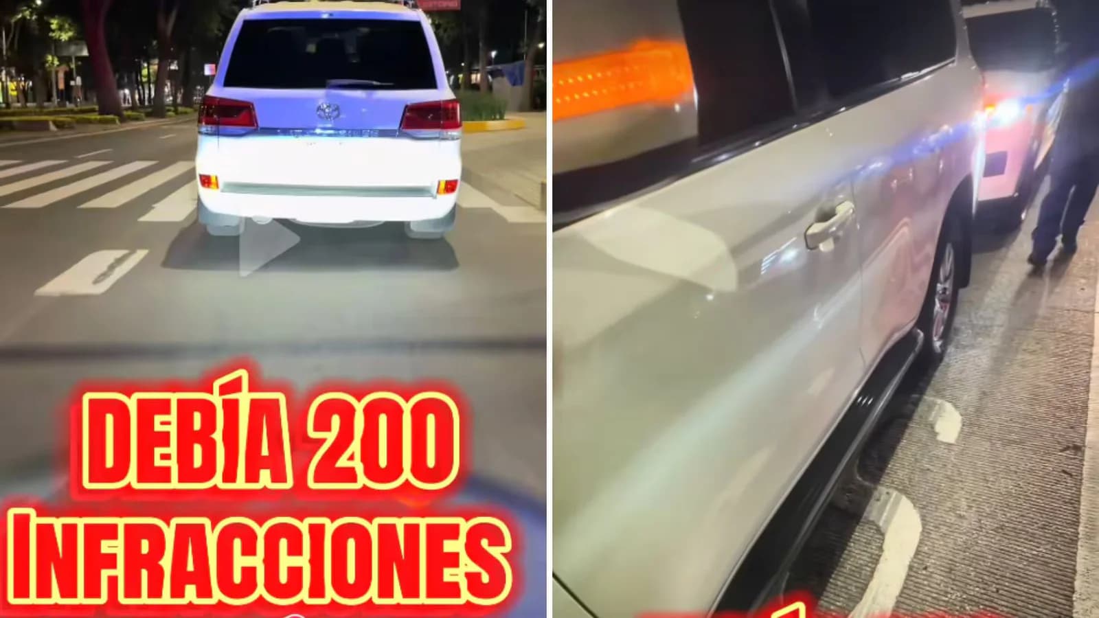 Invadió el carril del Metrobús y acumula más de 200 multas en Ciudad de México