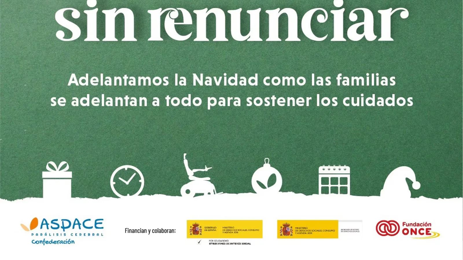 ASPACE adelanta la Navidad para reclamar más apoyos a las familias