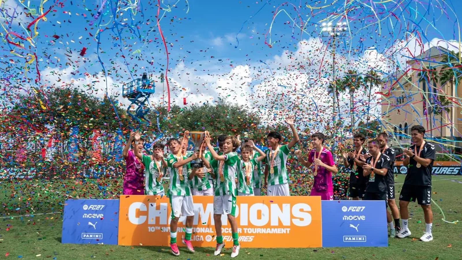 El Real Betis venció a River y ganó el Torneo LaLiga FC Futures