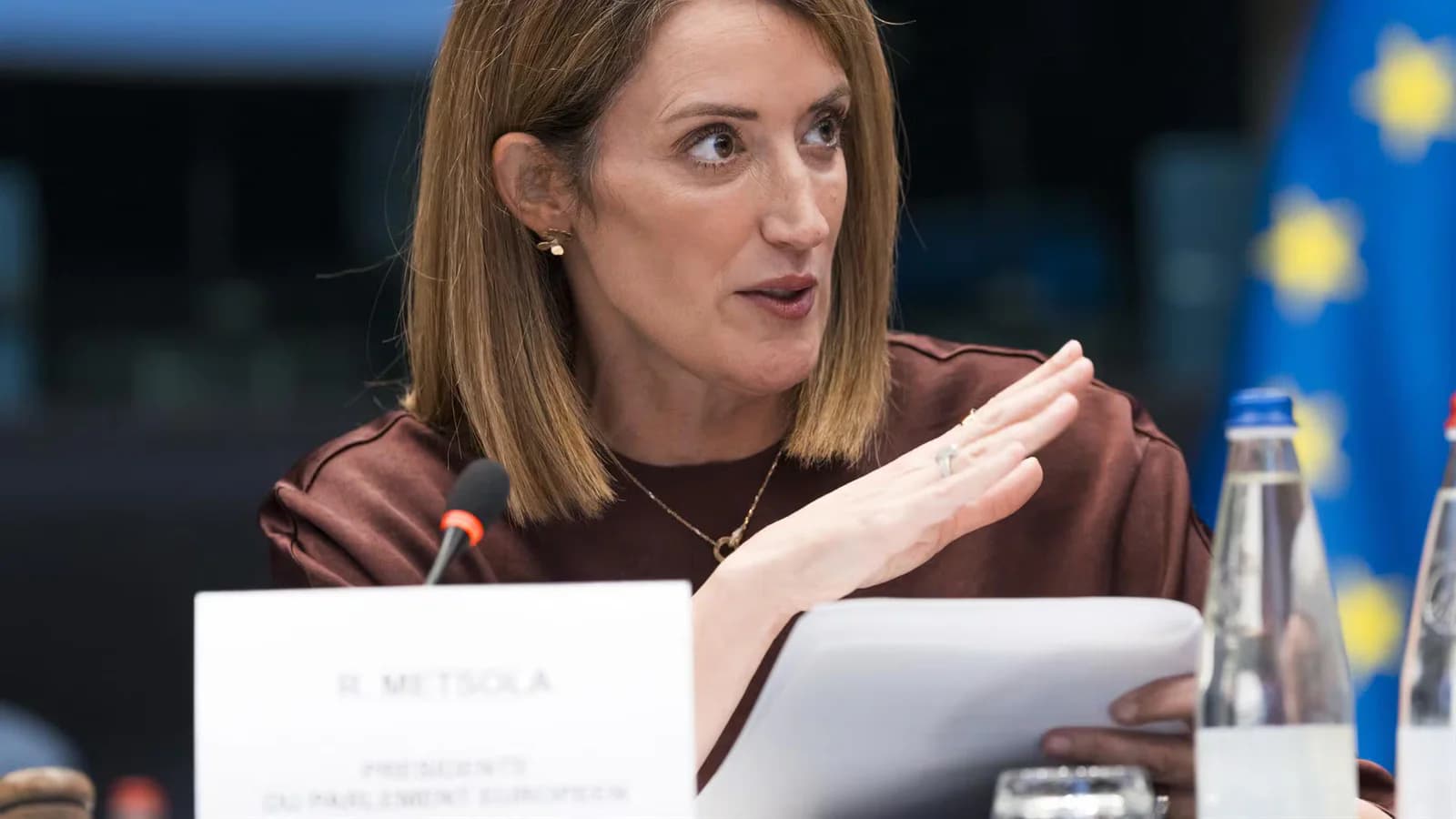 Metsola denuncia imágenes pornográficas deepfake contra 60 eurodiputadas