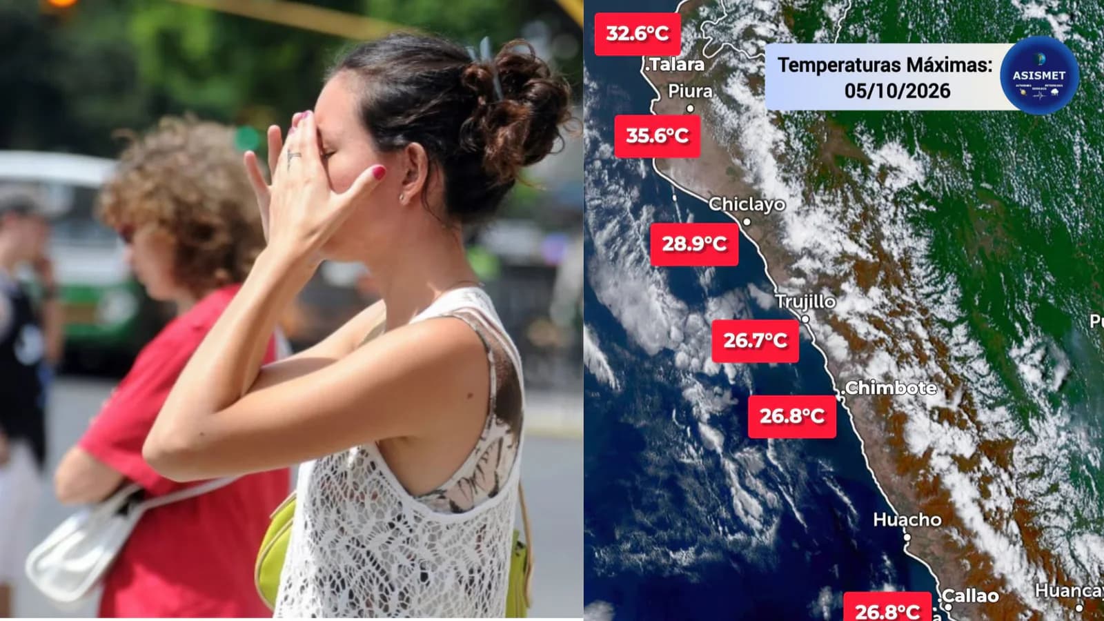 Piura registró 35,6 °C y marcó un récord de temperatura para octubre