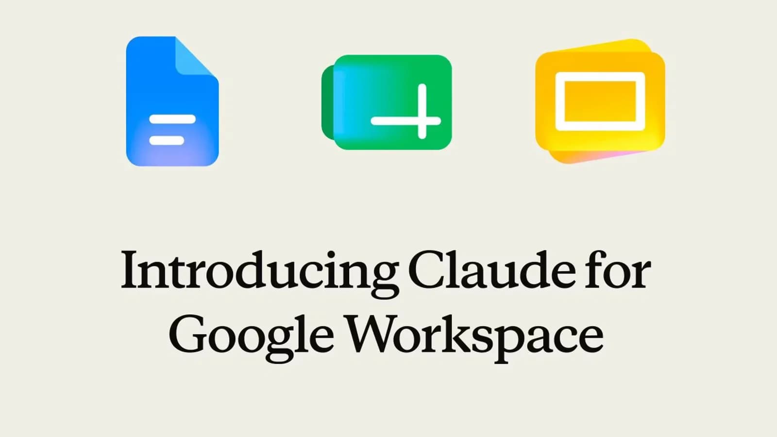 Anthropic suma Claude a Google Workspace con una barra lateral en tres aplicaciones