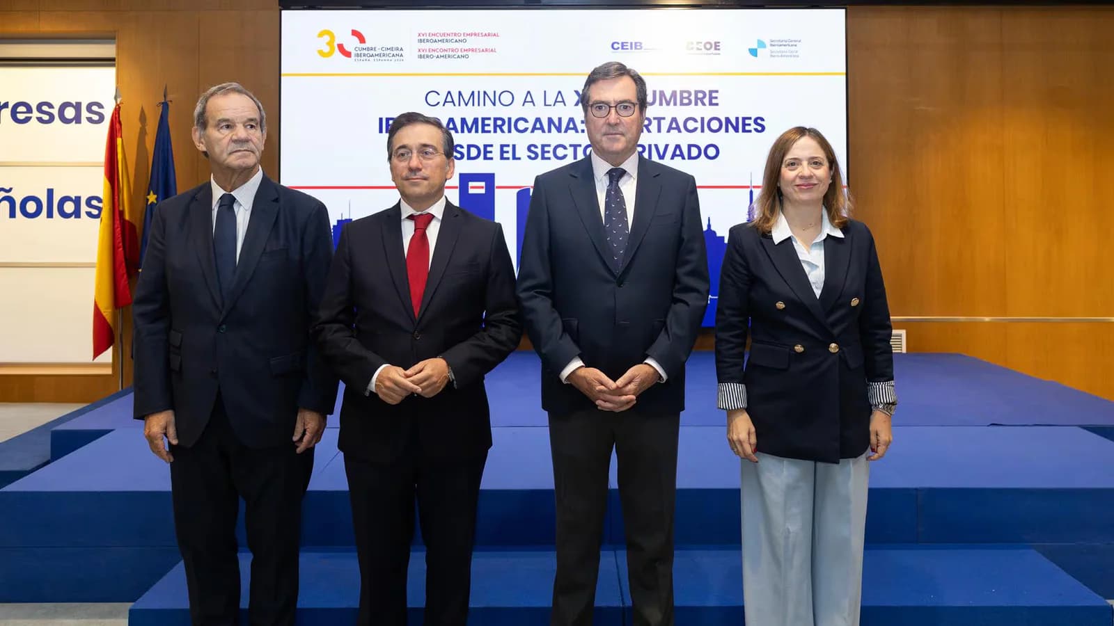 Garamendi destaca la cooperación público-privada para el desarrollo iberoamericano