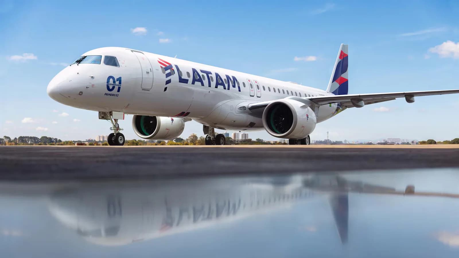 LATAM Brasil recibirá su primer Embraer E195-E2 de un pedido por 74 aviones