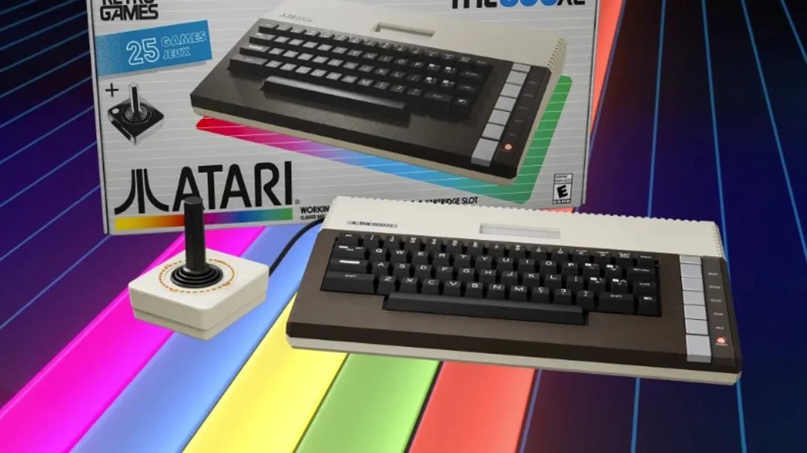 Atari relanza la 800XL con 25 juegos, salida HDMI y soporte para cartuchos