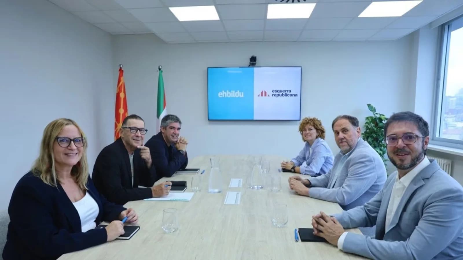 EH Bildu y ERC acuerdan reeditar su coalición para el Senado