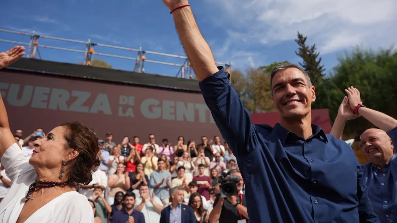 Montero reivindicó la “valentía” de Sánchez en el inicio de la precampaña en Andalucía