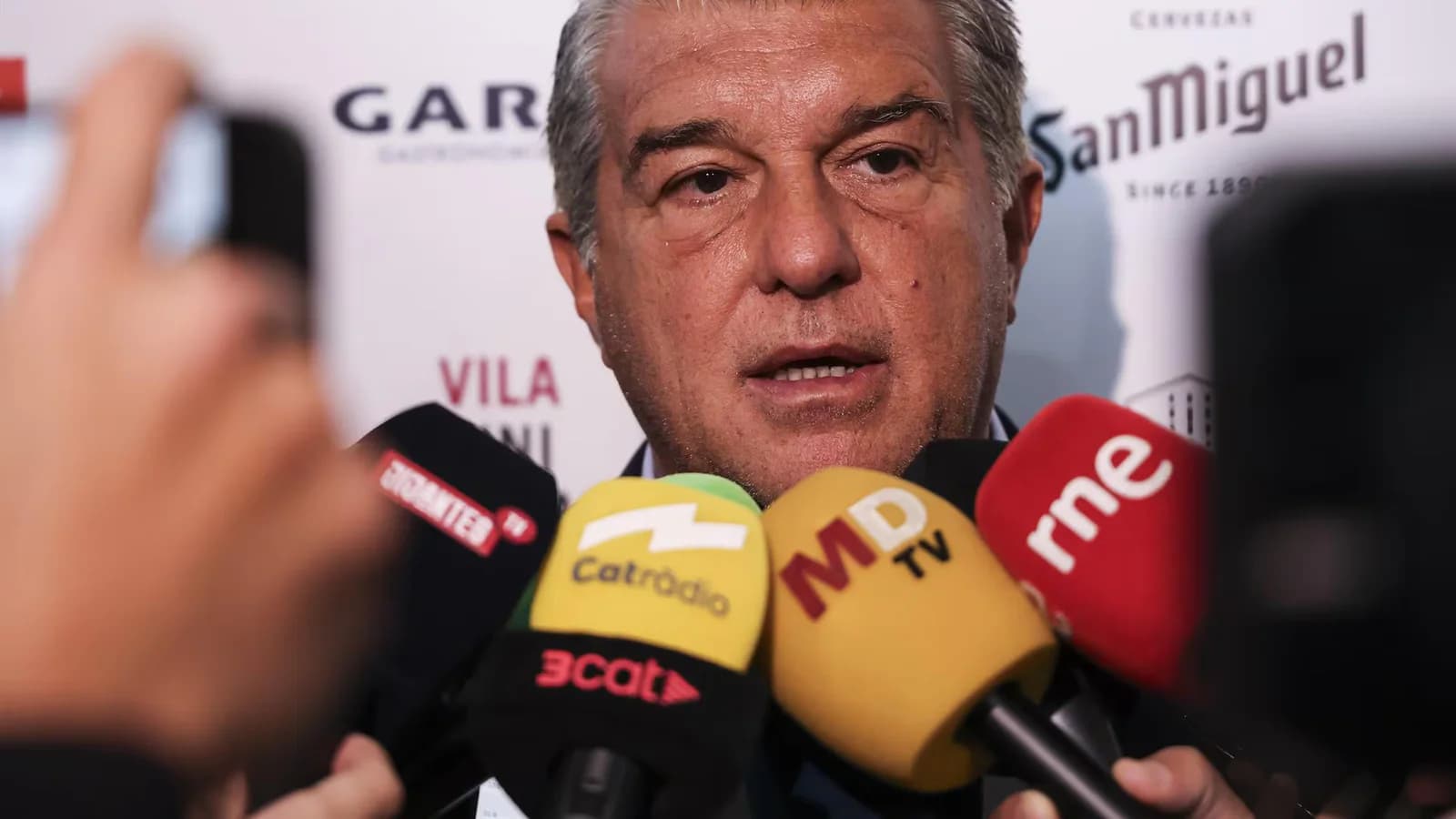 Laporta defendió al Barcelona y cuestionó la postura del Real Madrid por el caso Negreira