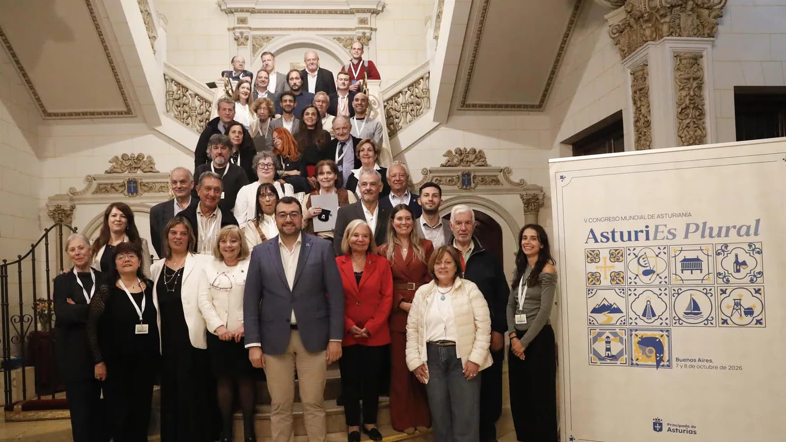 Llamedo destaca el papel de la emigración en el futuro de Asturias durante un congreso en Buenos Aires