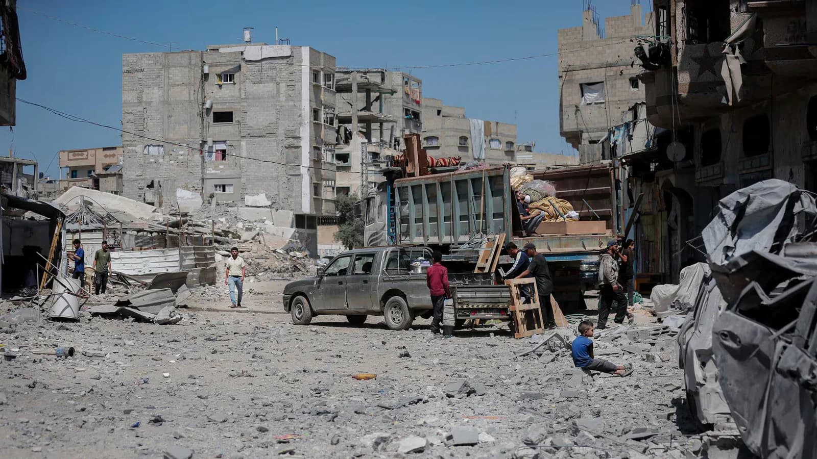 Dos palestinos murieron en nuevos ataques israelíes sobre Rafá, en Gaza