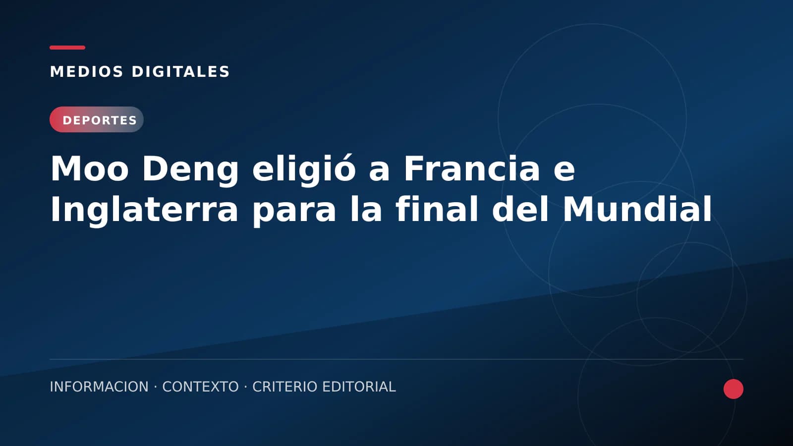 Moo Deng eligió a Francia e Inglaterra para la final del Mundial