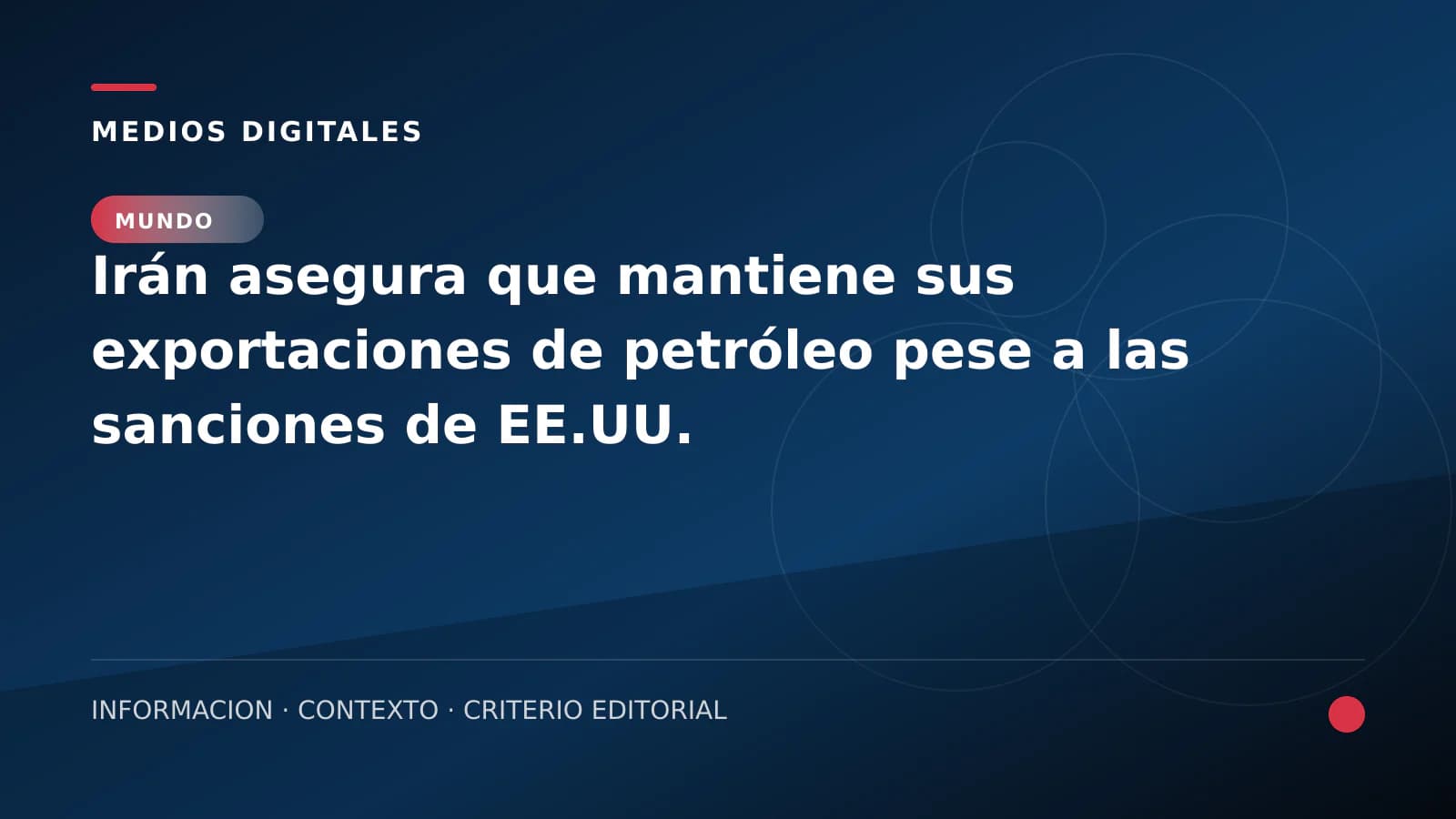 Irán asegura que mantiene sus exportaciones de petróleo pese a las sanciones de EE.UU.