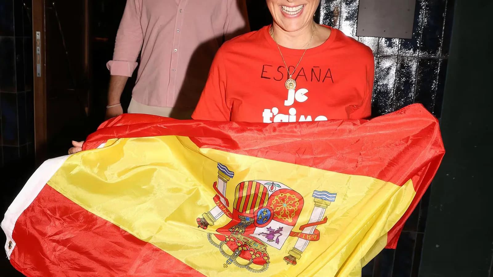 Tamara Falcó e Íñigo Onieva festejaron el triunfo de España ante Francia