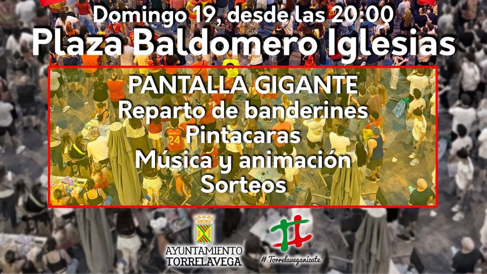 Torrelavega instalará una pantalla gigante para la final entre España y Argentina