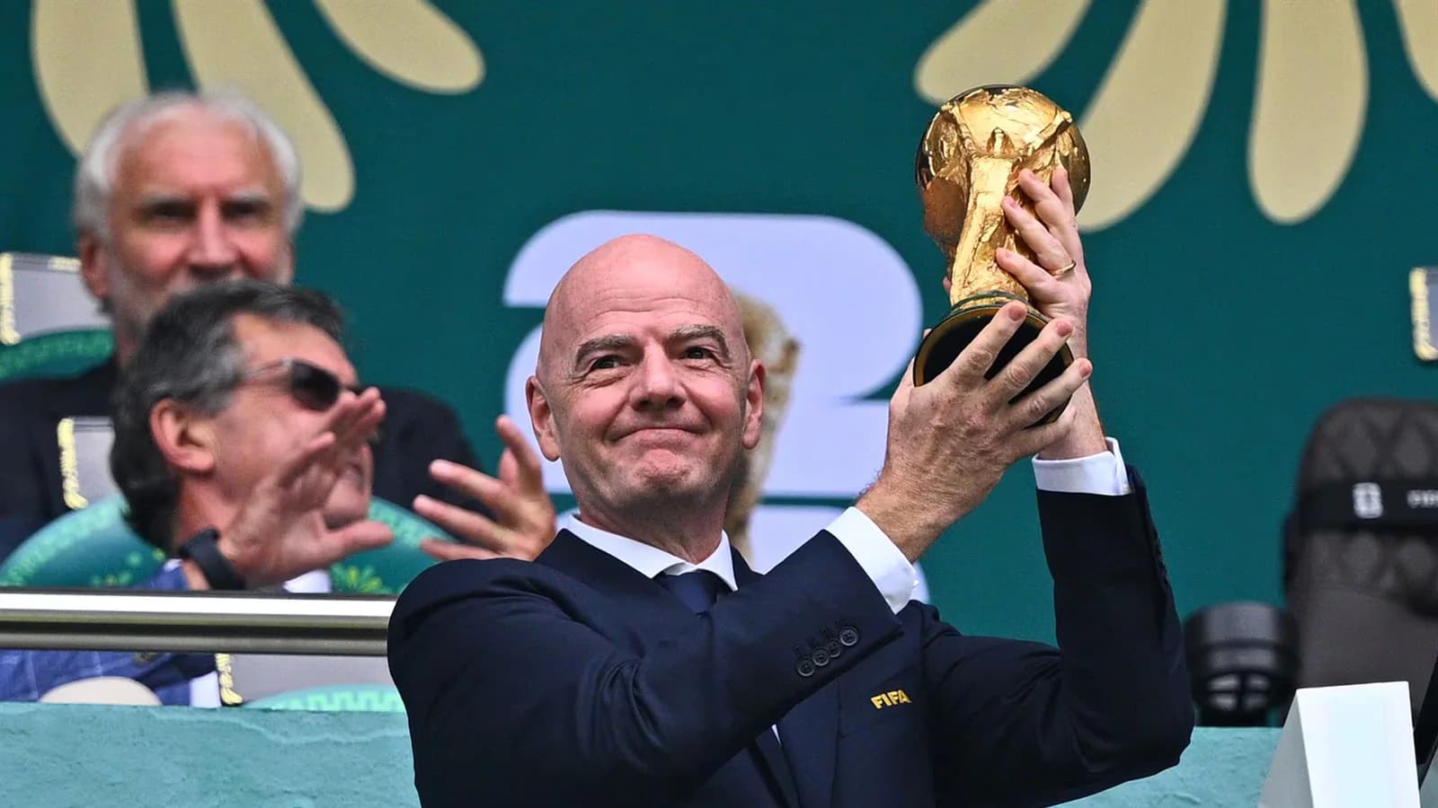 Infantino no pudo viajar a Miami para presenciar el partido por el tercer puesto