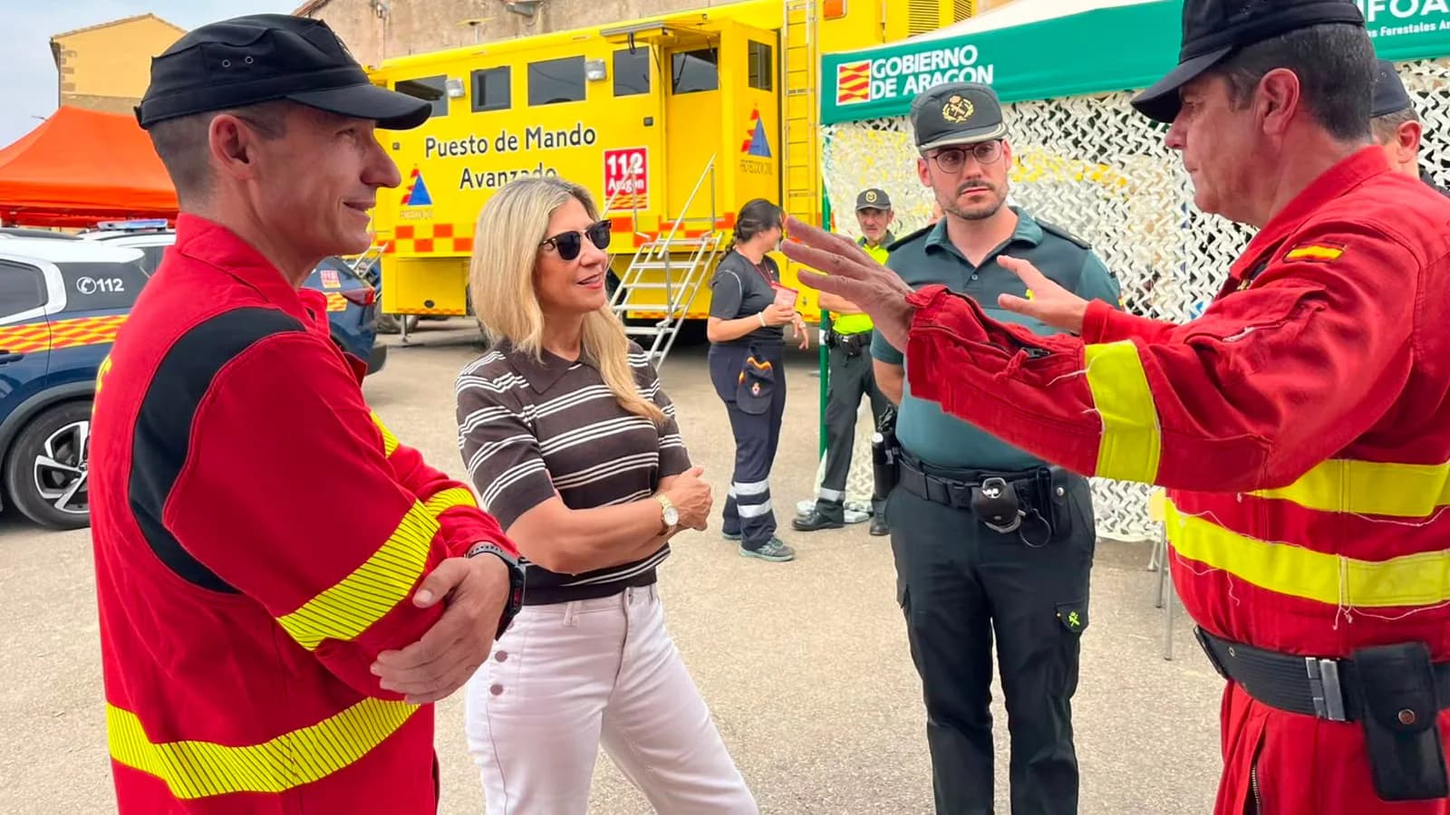 Estabilizaron el incendio de Orés tras quemar 14.400 hectáreas en Zaragoza
