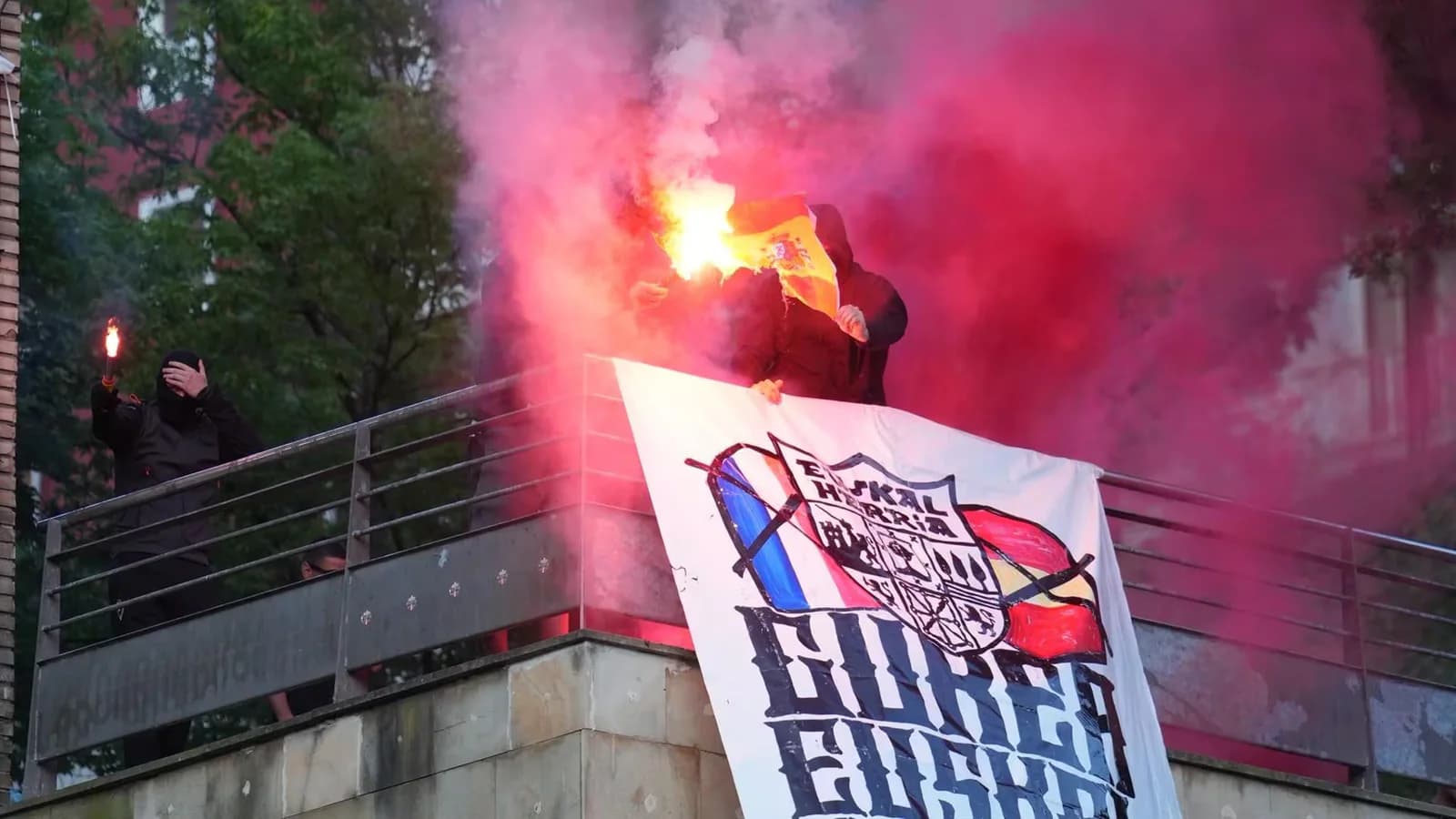 Incidentes en Eibar durante la final entre España y Argentina por el Mundial