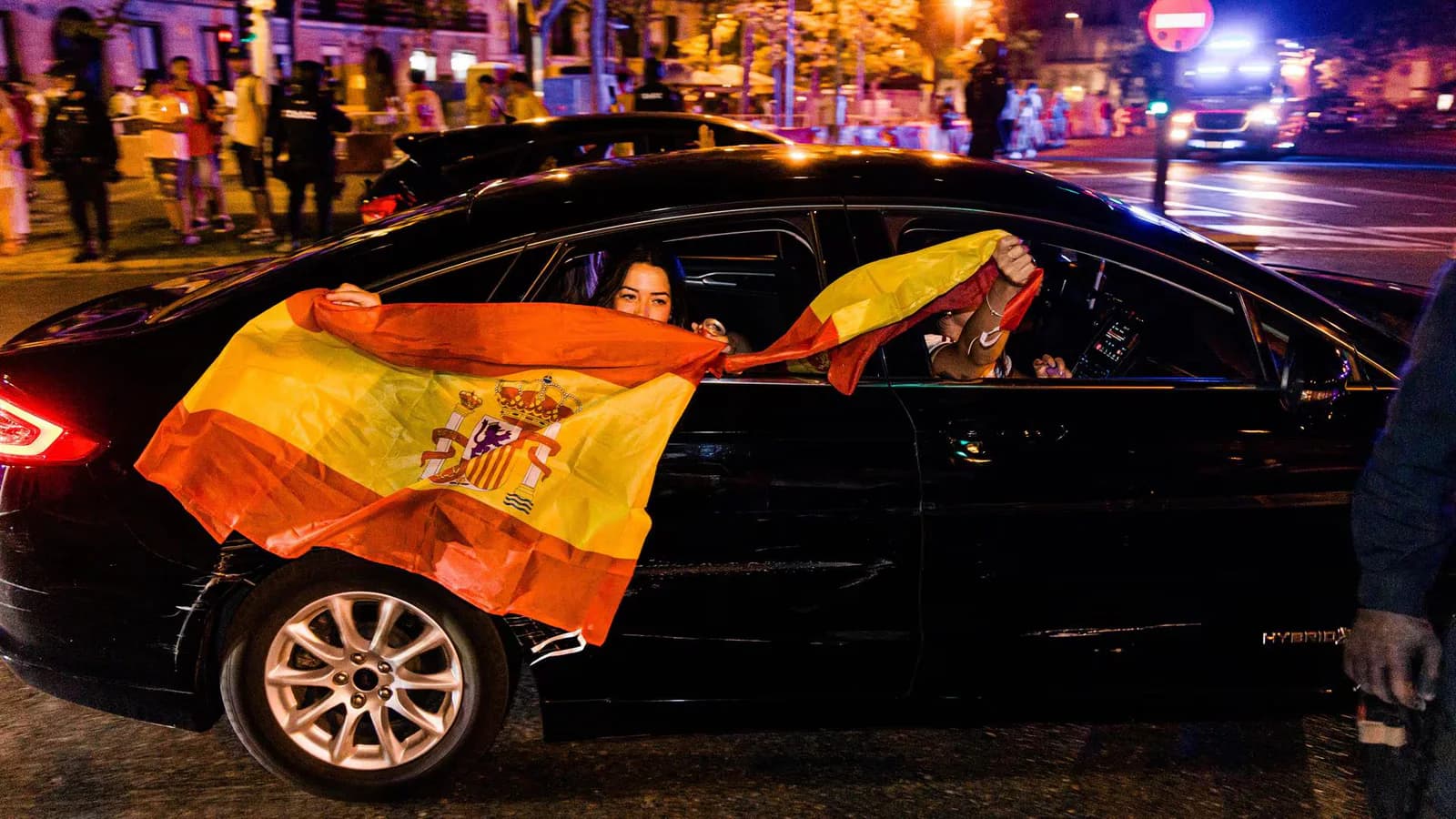 Siete detenidos tras los festejos por el triunfo de España en el Mundial en Madrid