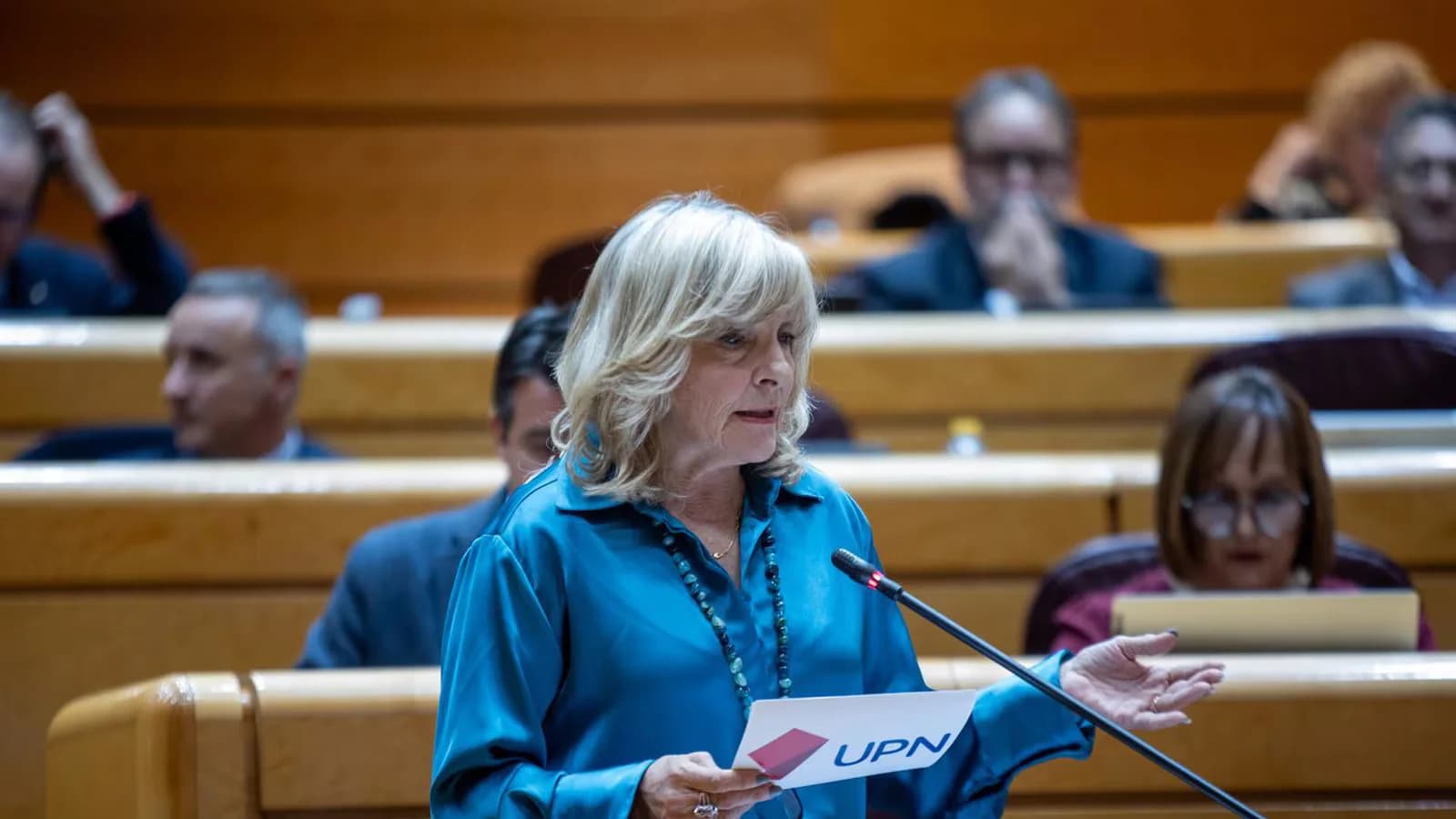 María Caballero denunció la violencia contra militares en Berriozar