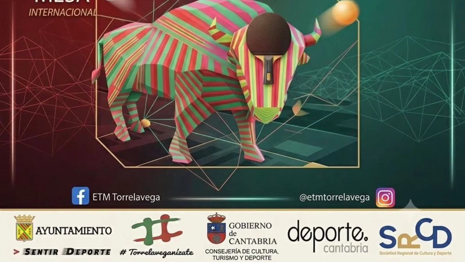 Torrelavega reunirá a 120 jugadores en su torneo internacional de tenis de mesa