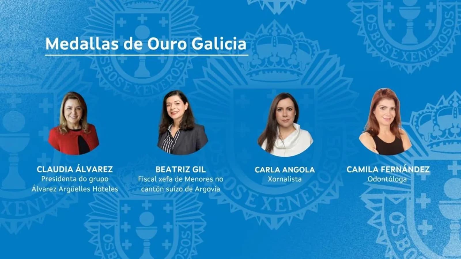 Las Medallas de Galicia distinguirán a cuatro mujeres vinculadas con la emigración
