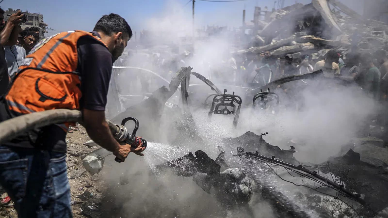 Cinco muertos, entre ellos tres niños, por un bombardeo israelí en Gaza
