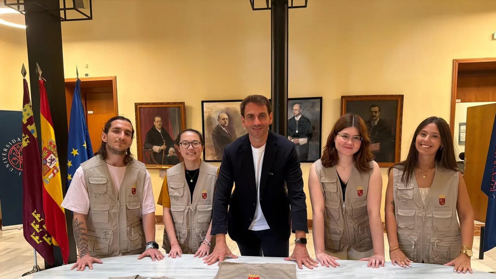 Cinco estudiantes de la UMU realizarán voluntariado internacional en cuatro países