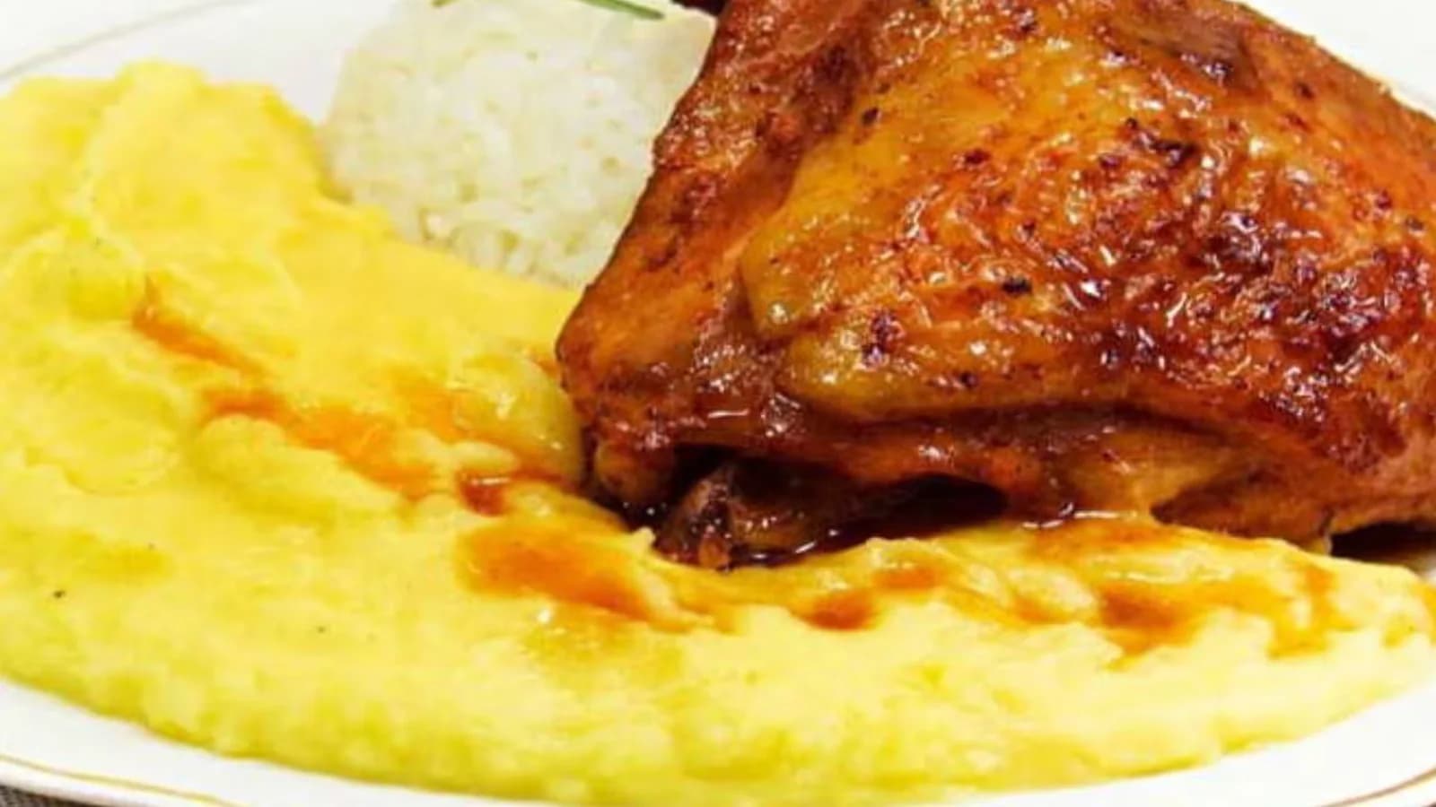 Pollo al horno con ensalada rusa, una receta de la cocina peruana