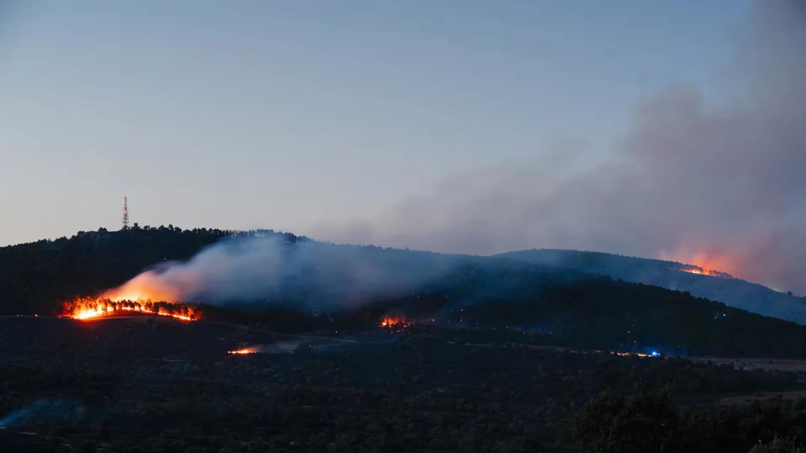 Internan en un hospital psiquiátrico al detenido por el incendio de Lozoyuela