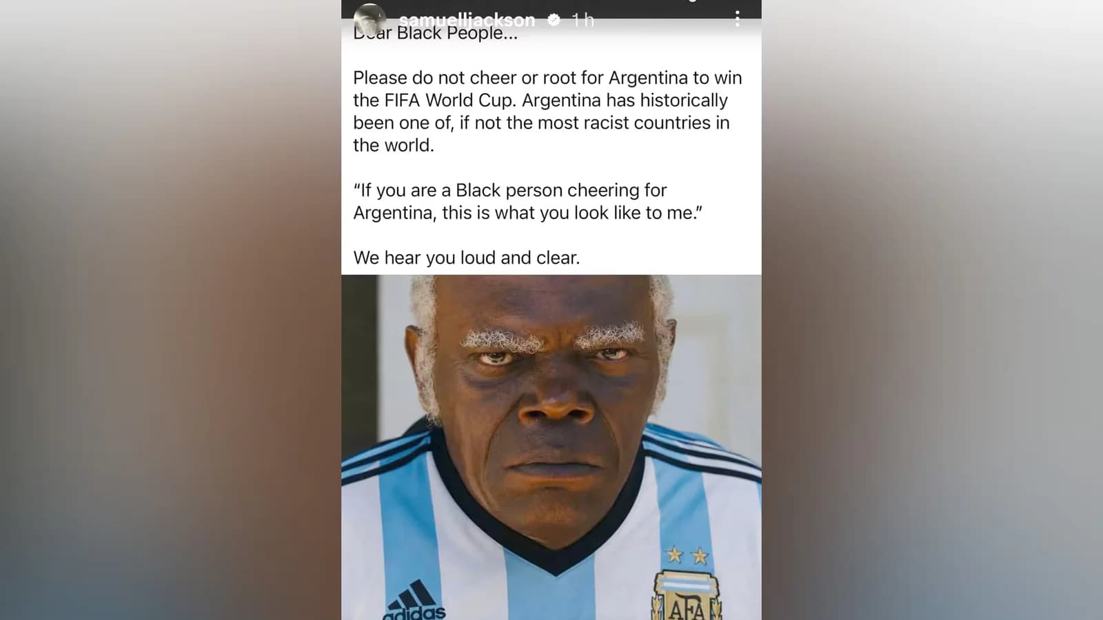 El debate sobre el racismo en Argentina tras una crítica de Samuel L. Jackson
