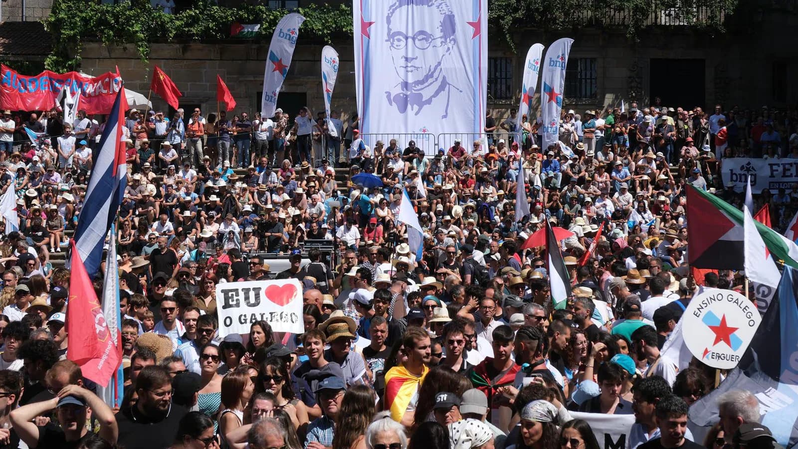 La marcha del BNG será el eje político del 25 de julio en Santiago