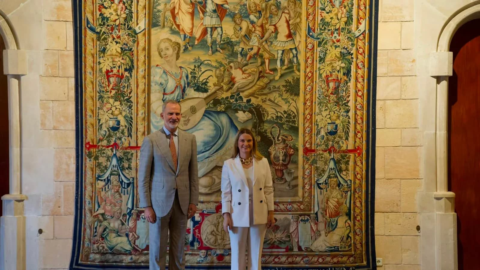 Felipe VI inició las audiencias de verano con las autoridades de Baleares