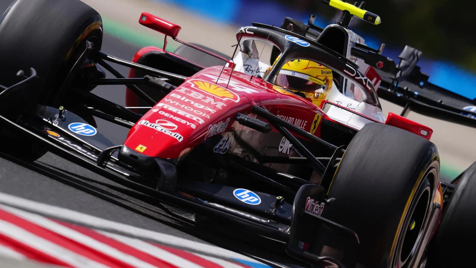 Hamilton encabezó los Libres del Gran Premio de Hungría con Ferrari