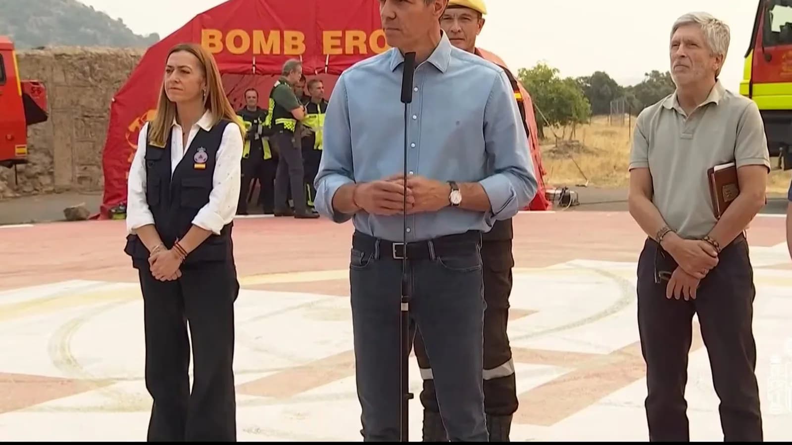 Sánchez advierte que los incendios en Madrid y Ávila siguen en una fase compleja