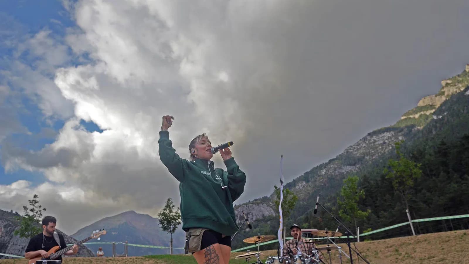 Belén Natalí llevó su energía al SoNna Huesca en Canfranc