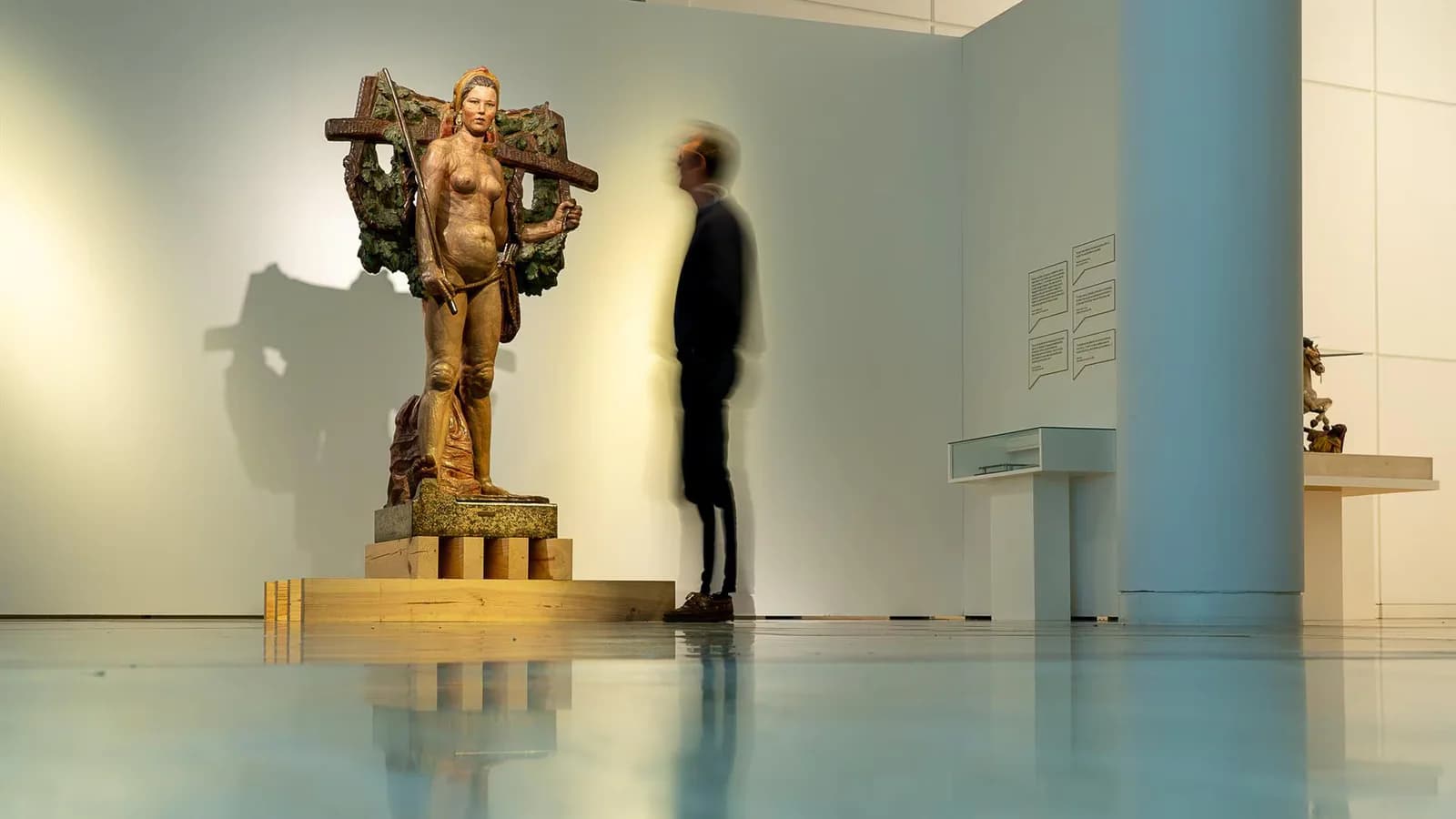 La escultura «A Santa», de Francisco Asorey, será exhibida en Santiago