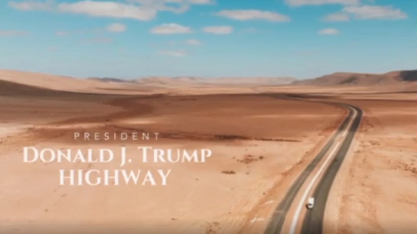 Trump anuncia una autopista entre Tiznit y Dajla, en el Sáhara Occidental
