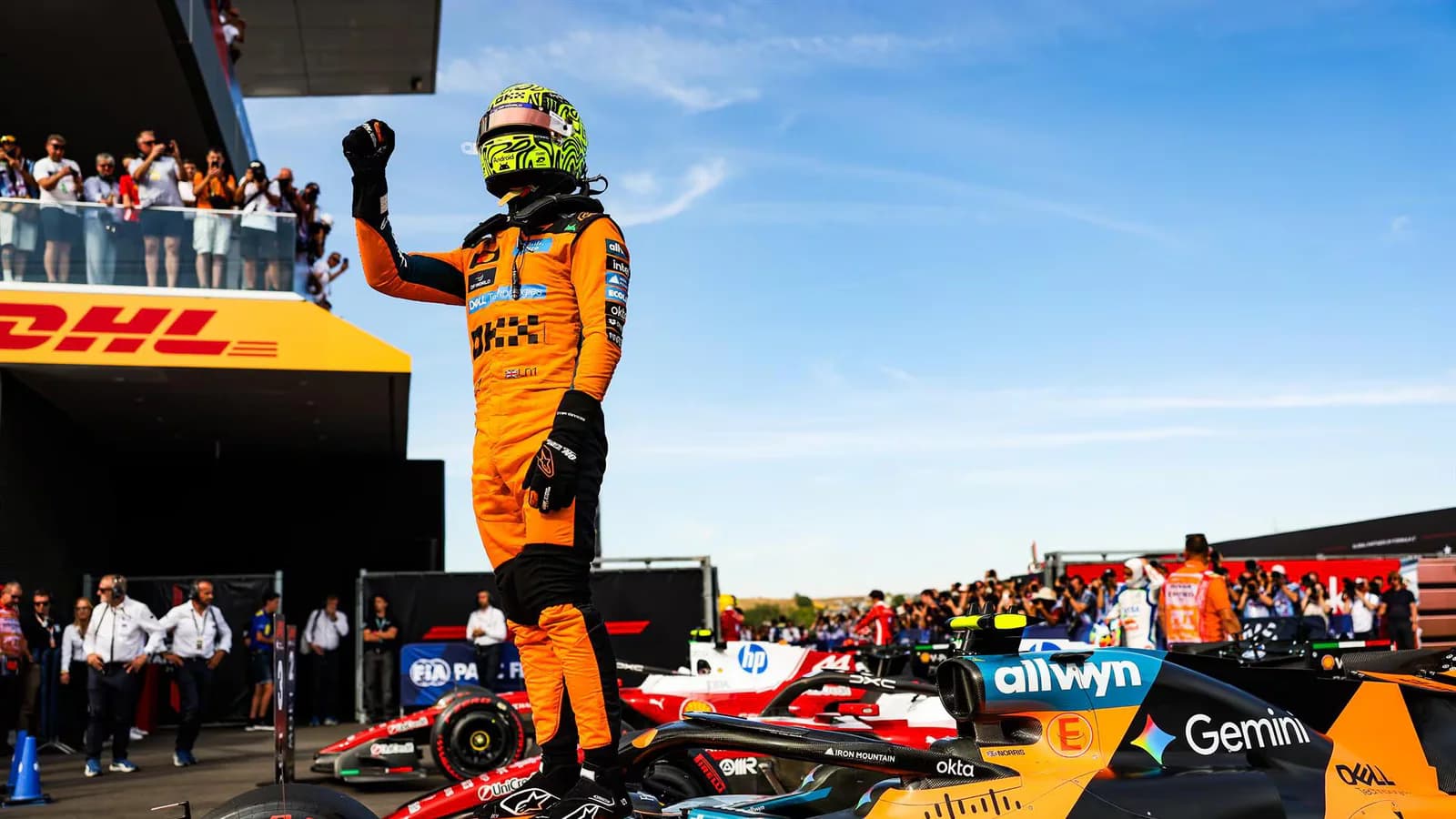 Lando Norris ganó en Hungría y consiguió su primer triunfo del año