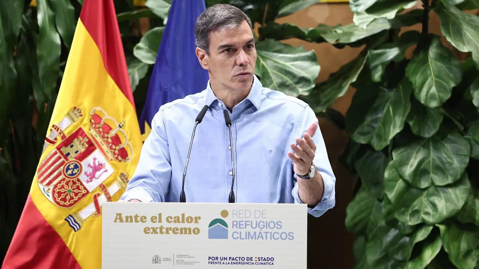 Sánchez pide precaución ante la ola de calor y los incendios en España