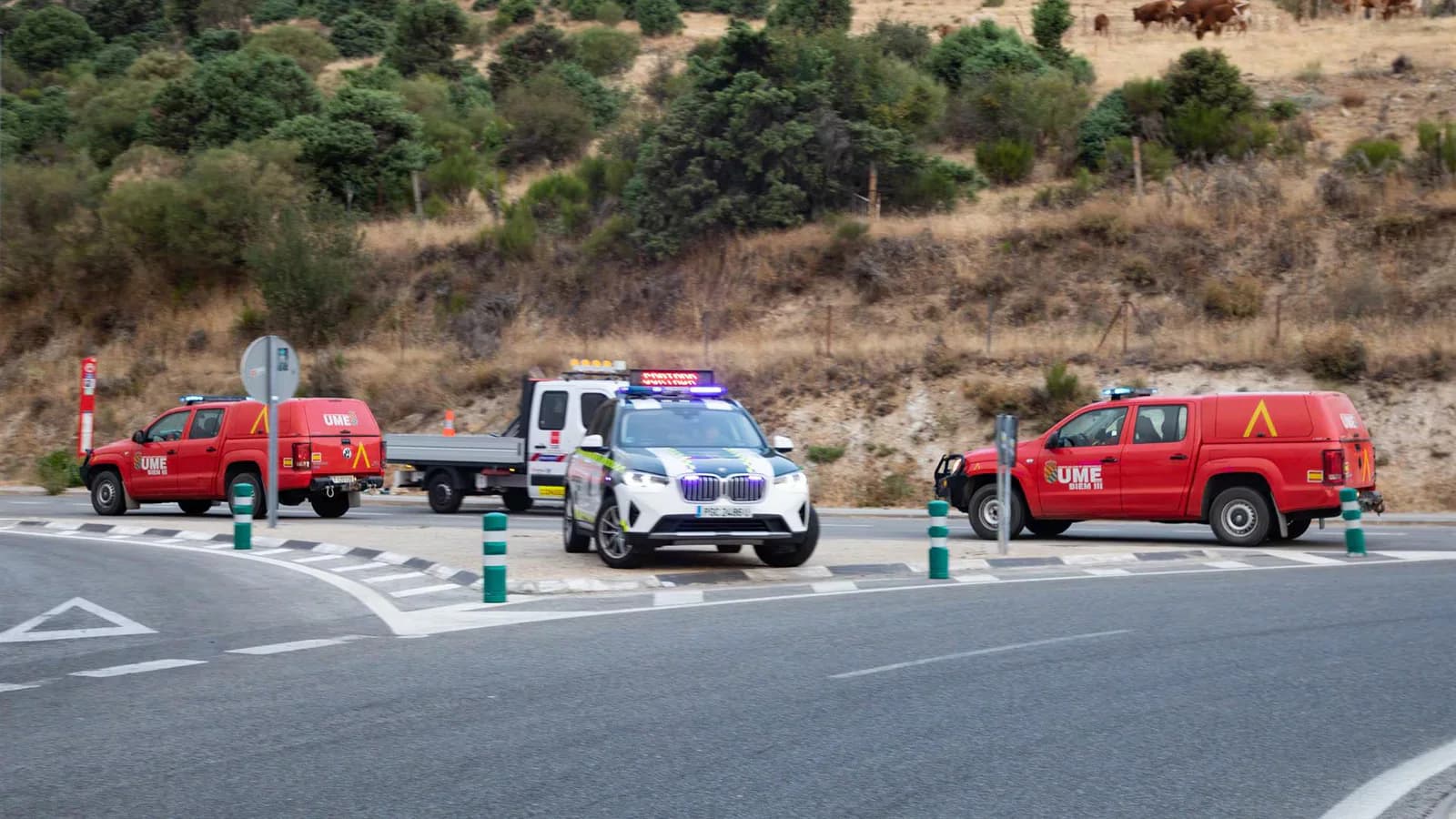 Los alcaldes de Valdemaqueda y Robledo piden asegurar los avances contra el incendio
