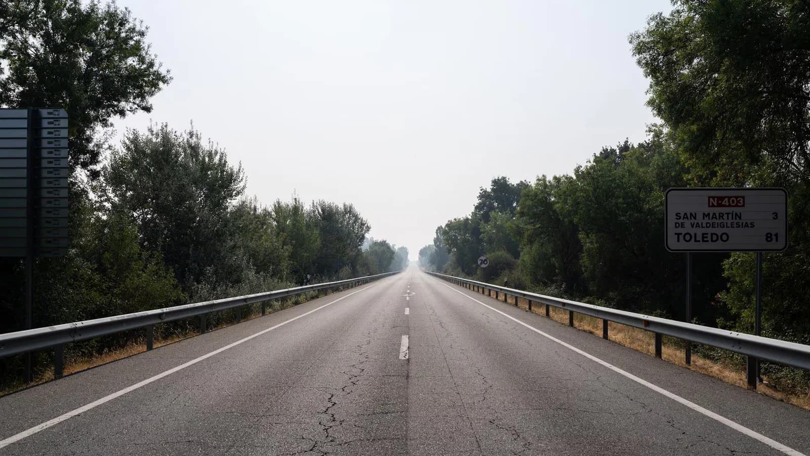 Madrid reabre más de 100 kilómetros de rutas afectadas por incendios