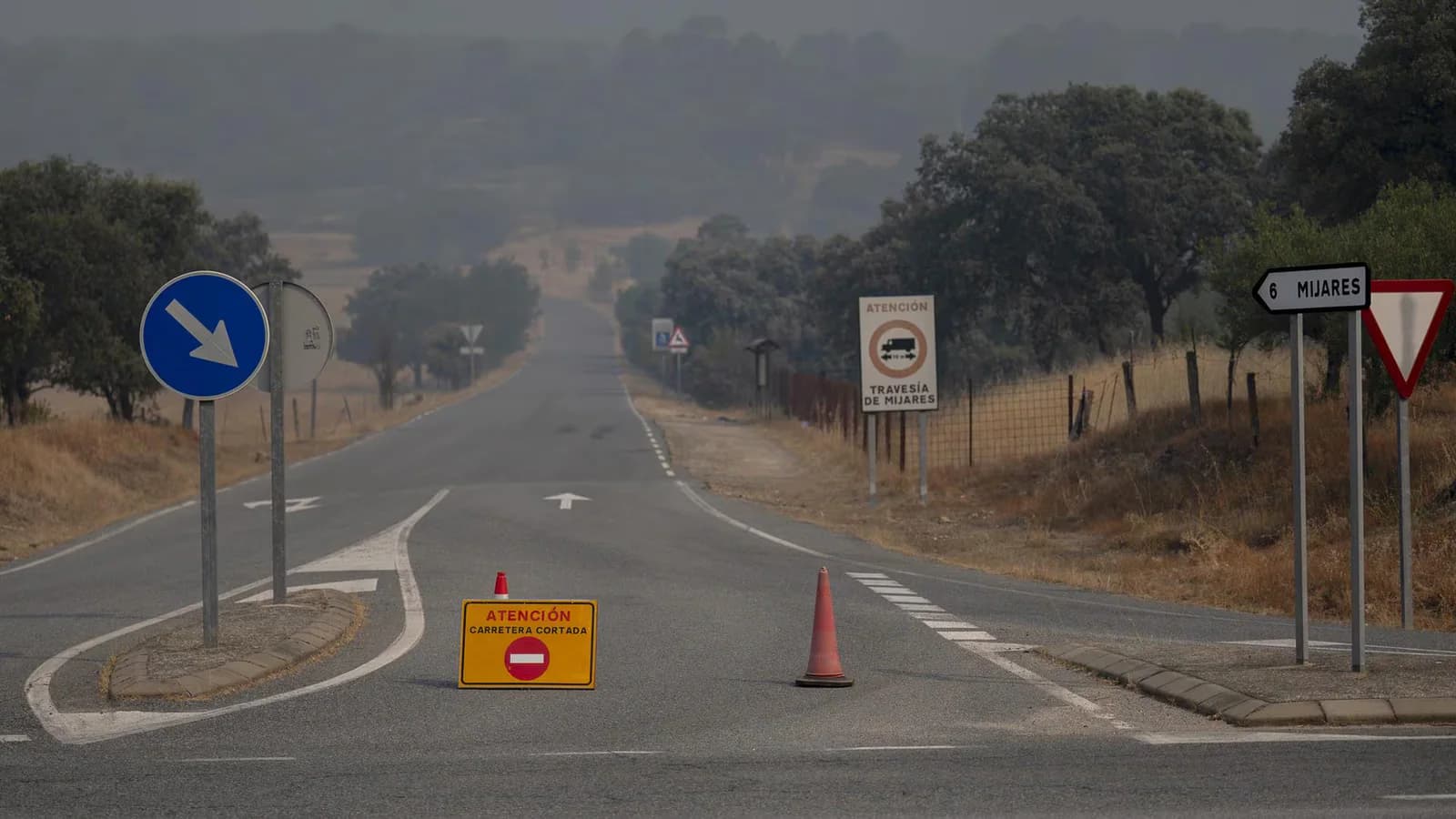 Incendios forestales: 29 rutas secundarias permanecen cortadas en cuatro provincias