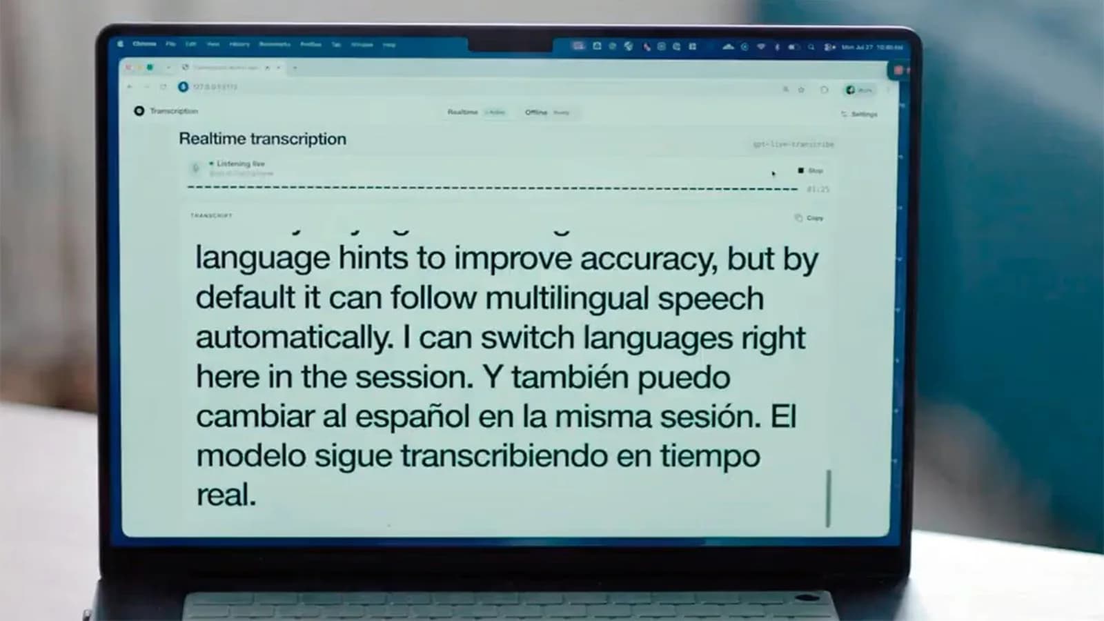 OpenAI presenta dos modelos de voz para transcripción en tiempo real y por lotes