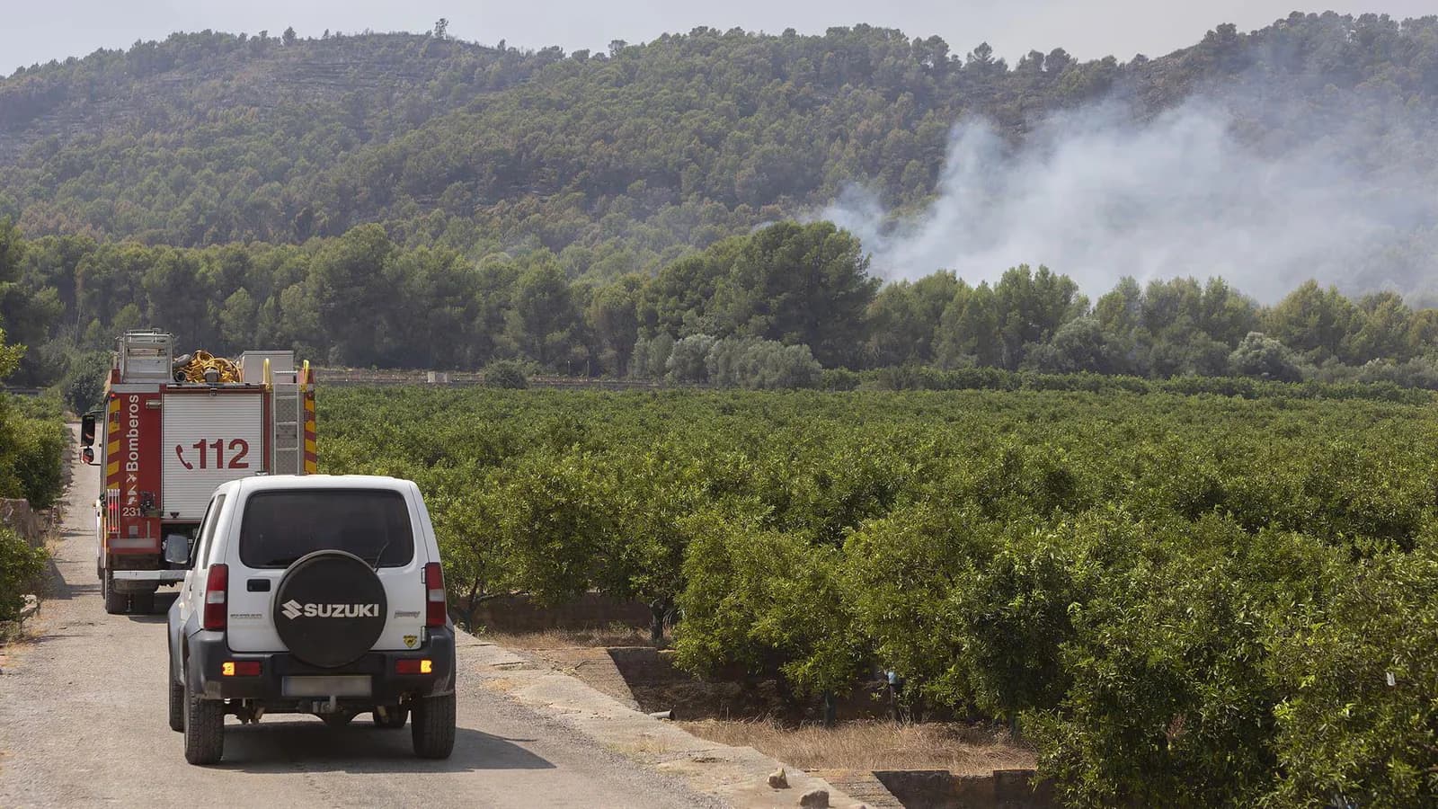 El incendio de la Vall d’Uixó llega al quinto día con menor intensidad en los puntos calientes