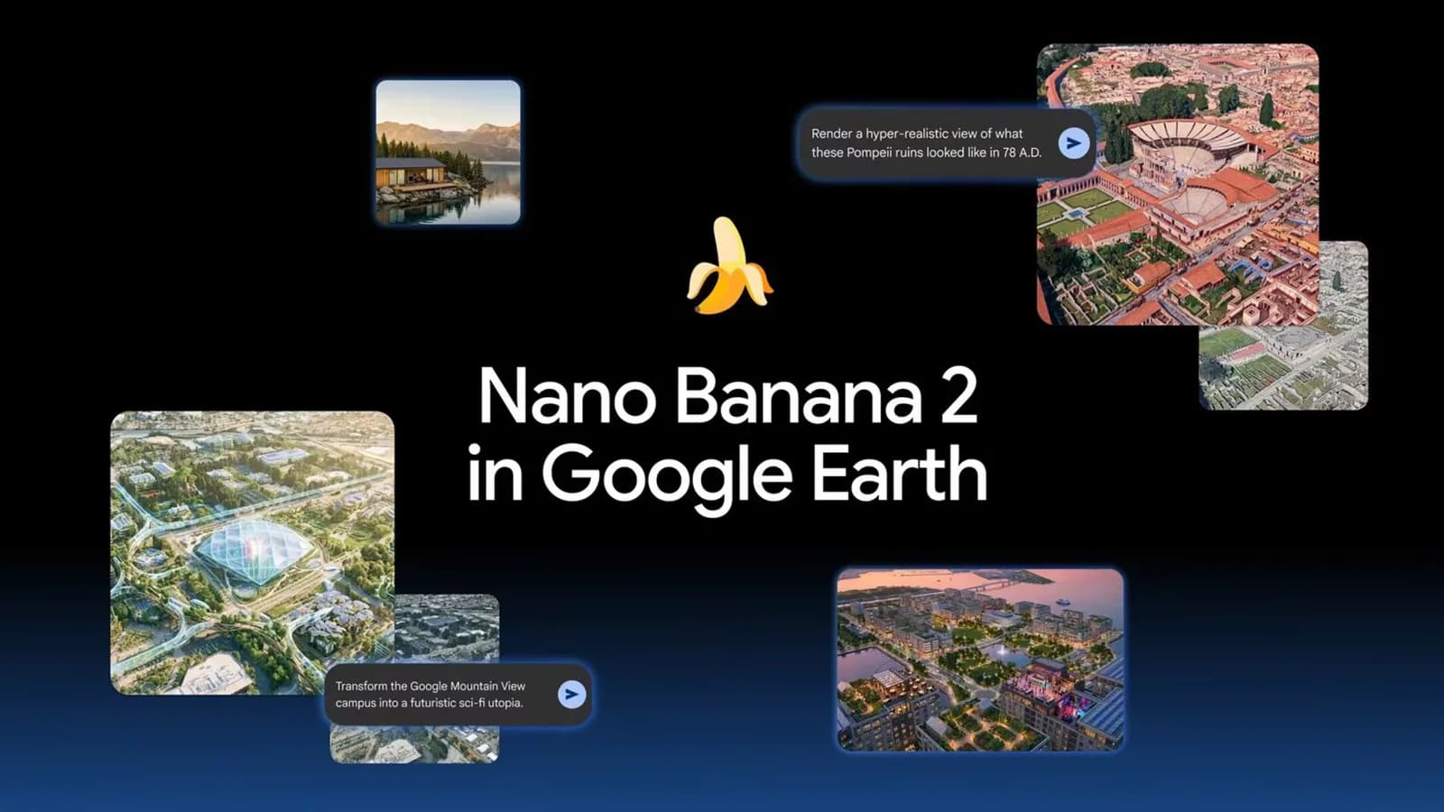 Google integra Nano Banana 2 en Earth para crear imágenes de lugares reales