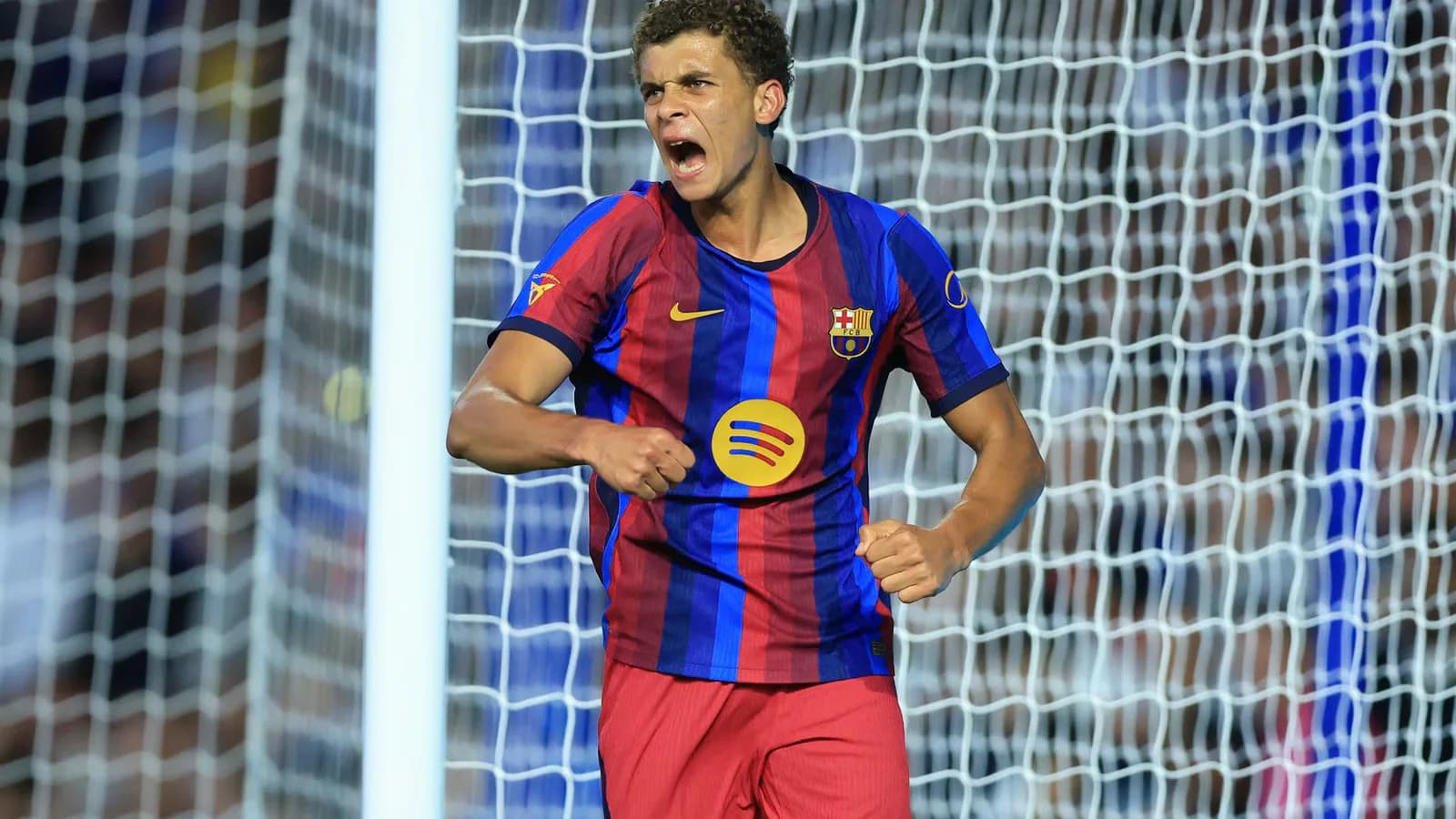 Abdelkarim marcó un doblete en el empate del Barcelona ante Birmingham