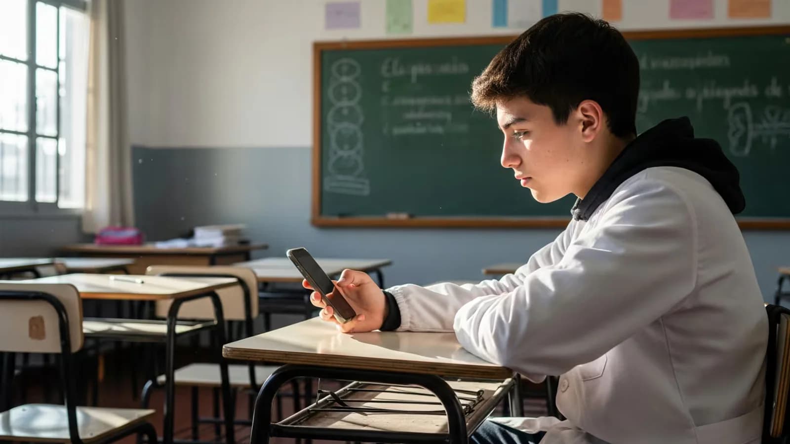 Bogotá impulsa restricciones al uso de celulares para menores de 16 años en las escuelas