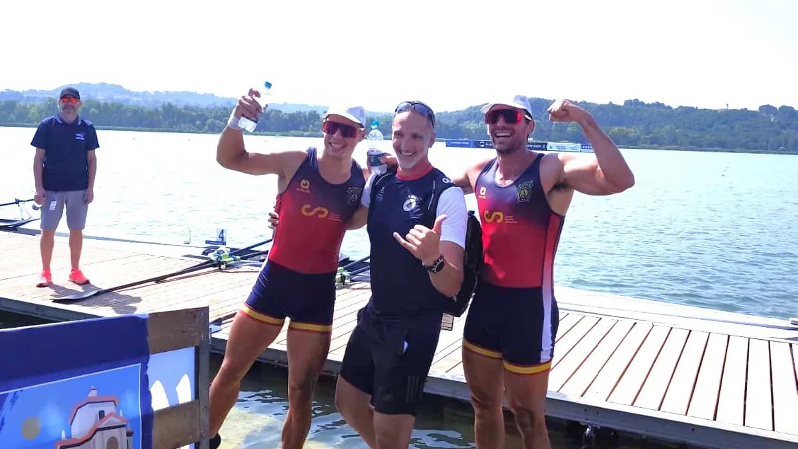 Conde y Horta ganaron la medalla de plata en el Europeo de remo